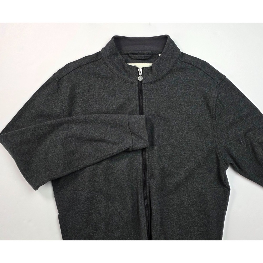 LINKSOUL John Ashworth & Co Med M Luxury Cotton‎ Full Zip Sweatshirt Jacket Golf